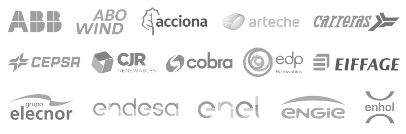 abb | abo wind | acciona | arteche | carreras | cepsa | cjr | cobra | edp | eiffage | elecnor | endesa | enel | engie | enhol